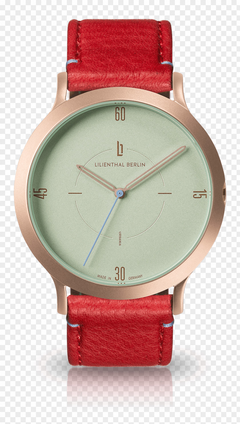 Green Rose Lilienthal Berlin Watch Strap Silver PNG