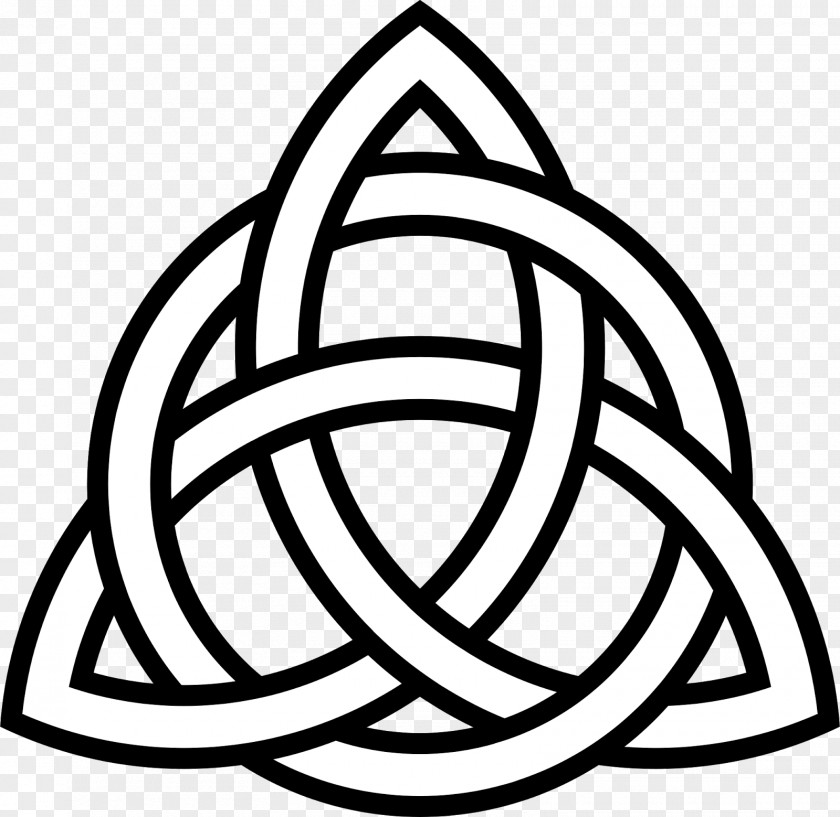 Lucky Symbols Celtic Knot Triquetra Trinity Symbol Celts PNG