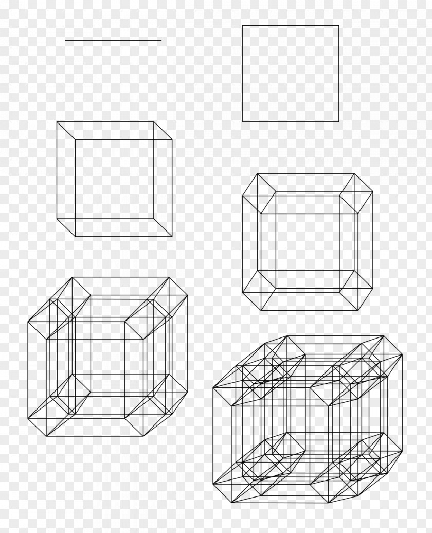 Mathematics K-cell Hypercube Dimension Interval PNG