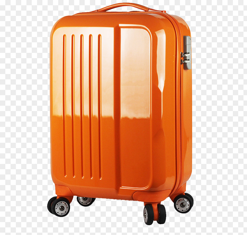 Orange Trolley Handbag PNG