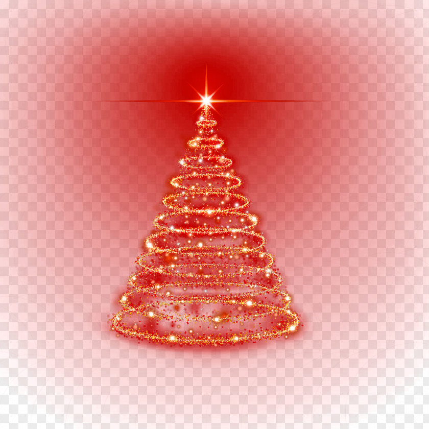 Star Christmas Tree PNG