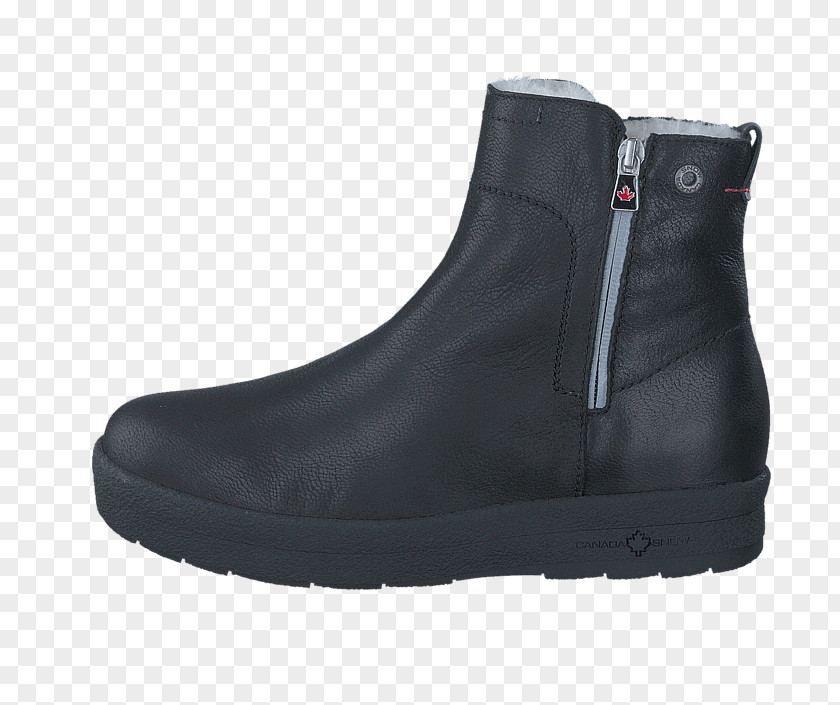 Boot Black Shoe Botina Leather PNG