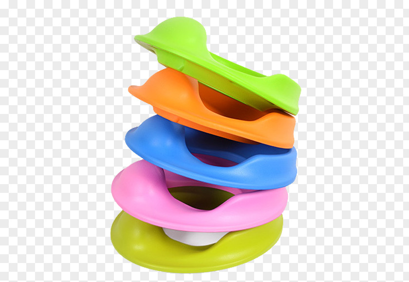Colorful Plastic Toilet Loop Diaper Child Infant PNG