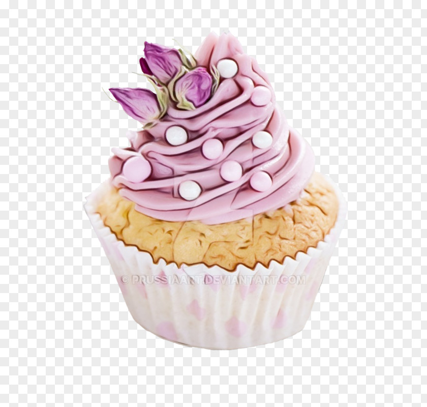 Confectionery Meringue Pink Birthday Cake PNG