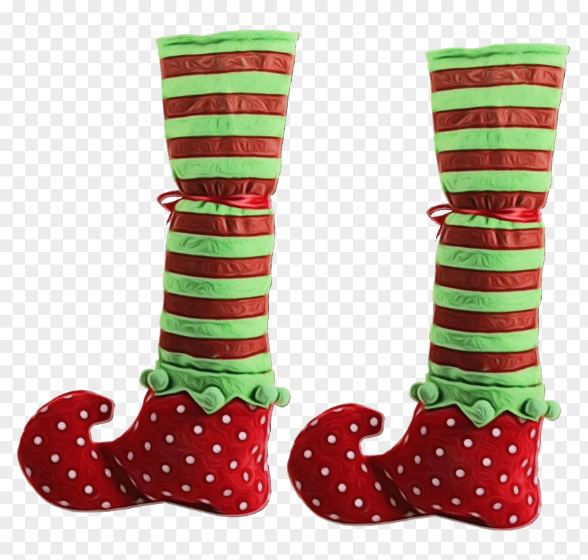 Dog Toy Polka Dot Christmas Stocking PNG