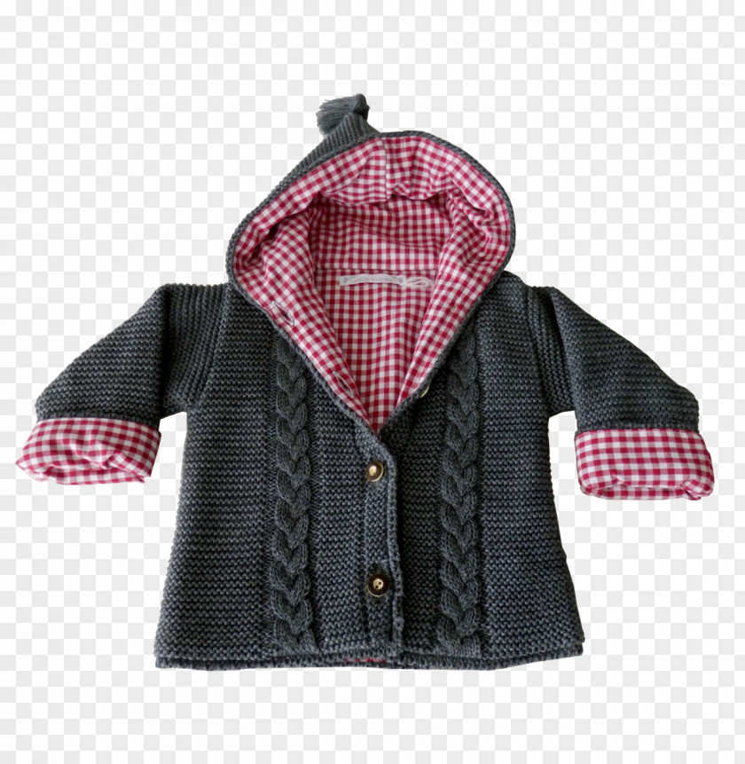 Jacket Sleeve Sweater Outerwear Plaid PNG