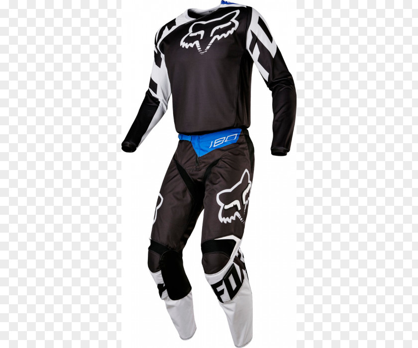 Motorcycle Fox Racing Jersey Pants Uniform Glove PNG