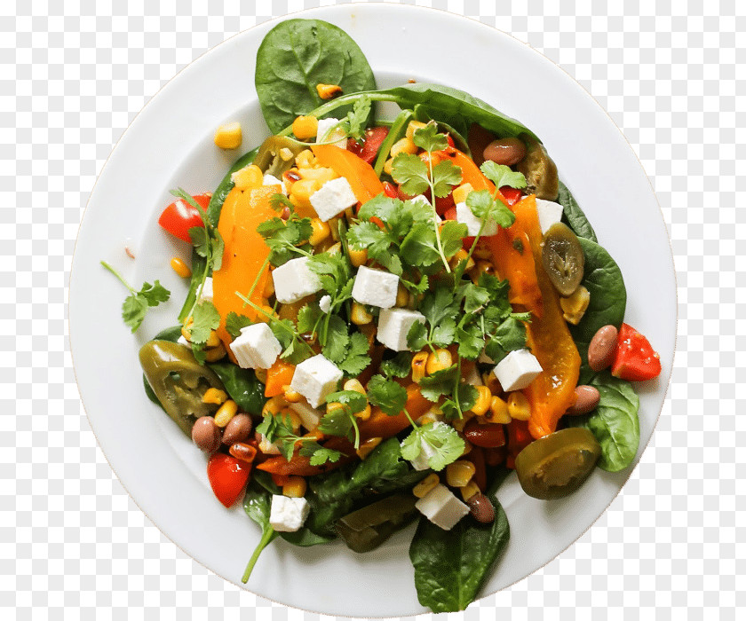 Salad Israeli Spinach Vegetarian Cuisine Fattoush PNG
