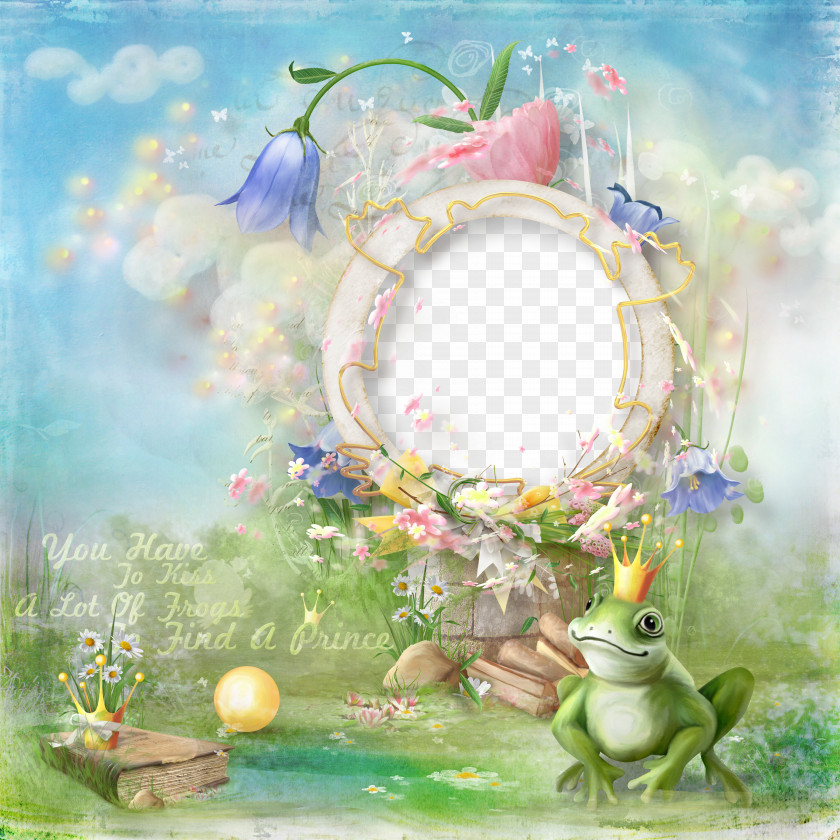 Frog Prince Decorative Wooden Ring The Princess Fairy Tale PNG
