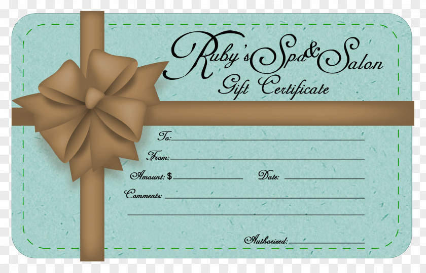 Gift Beauty Parlour Card Voucher Day Spa PNG