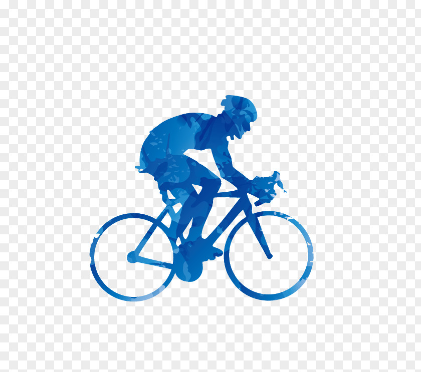 Man Riding Silhouette Road Bicycle Racing Cycling Shoe PNG