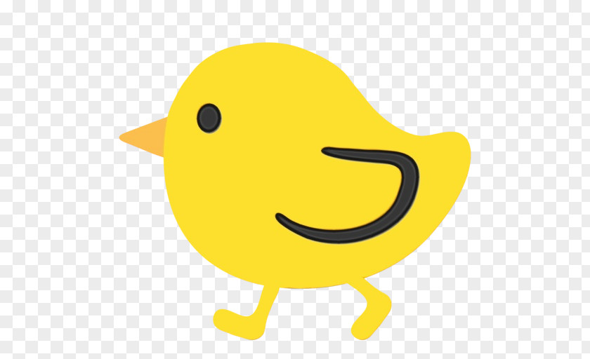 Rubber Ducky Smile Chicken Emoji PNG