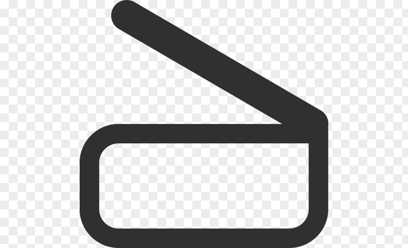 Scanner Angle Symbol Black And White PNG