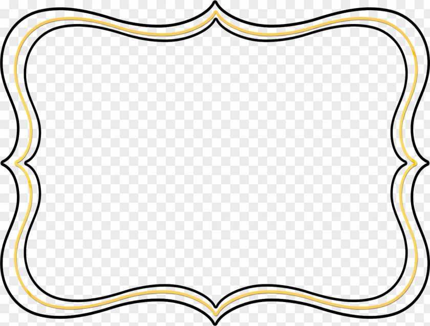 Fancy Line Picture Frames Drawing Clip Art PNG