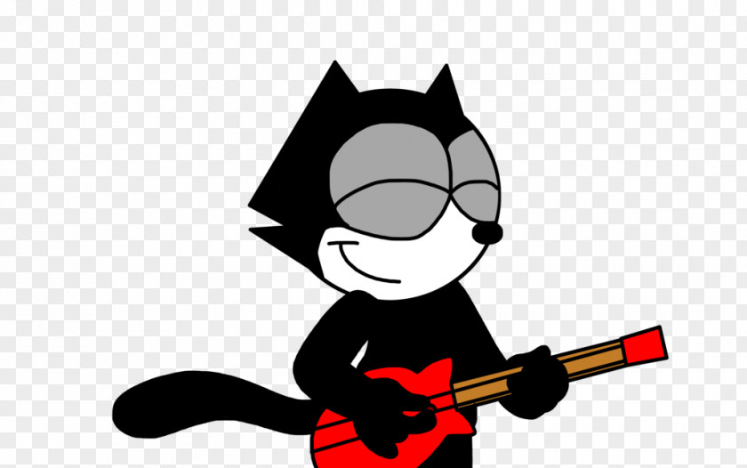 Guitar Playing Images Felix The Cat Clip Art PNG