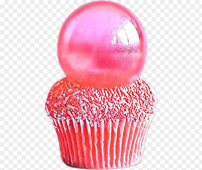 Pink Baking Cup Red Cupcake Icing PNG