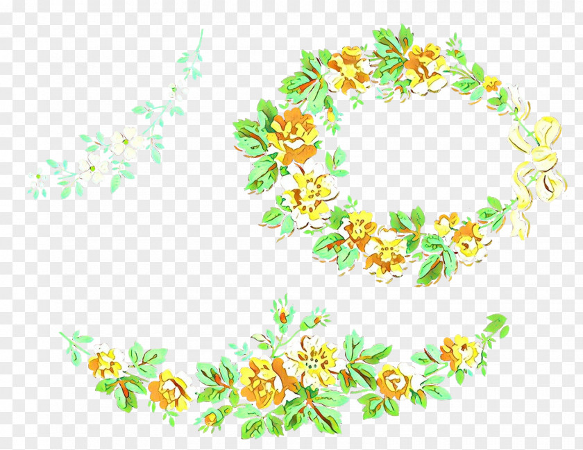 Plant Yellow Flowers Background PNG