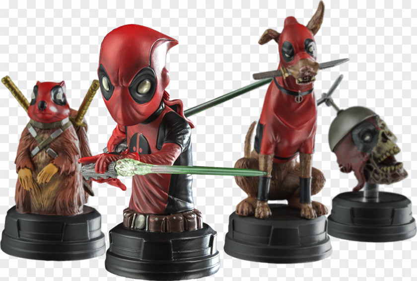 Deadpool HeroClix Statue Figurine Marvel Comics PNG