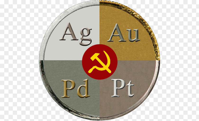 Precious Metal Logo Font Brand Product Flag PNG