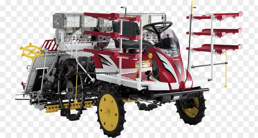 Rice Farming Tractors Motor Vehicle Machine Truck PNG