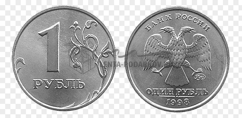 Coin Russian Ruble Один рубль Общероссийский классификатор валют PNG