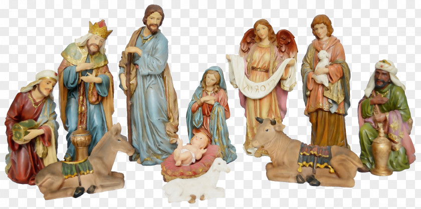 Figurine Nativity Scene Statue Toy Interior Design PNG