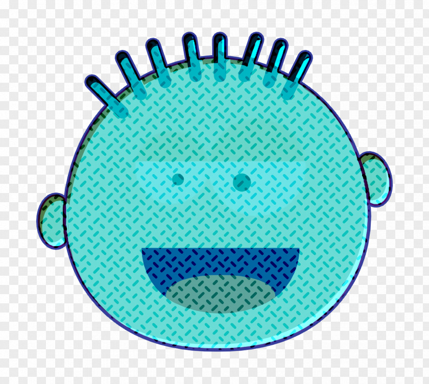 Happy Icon Face Emoticon Set PNG