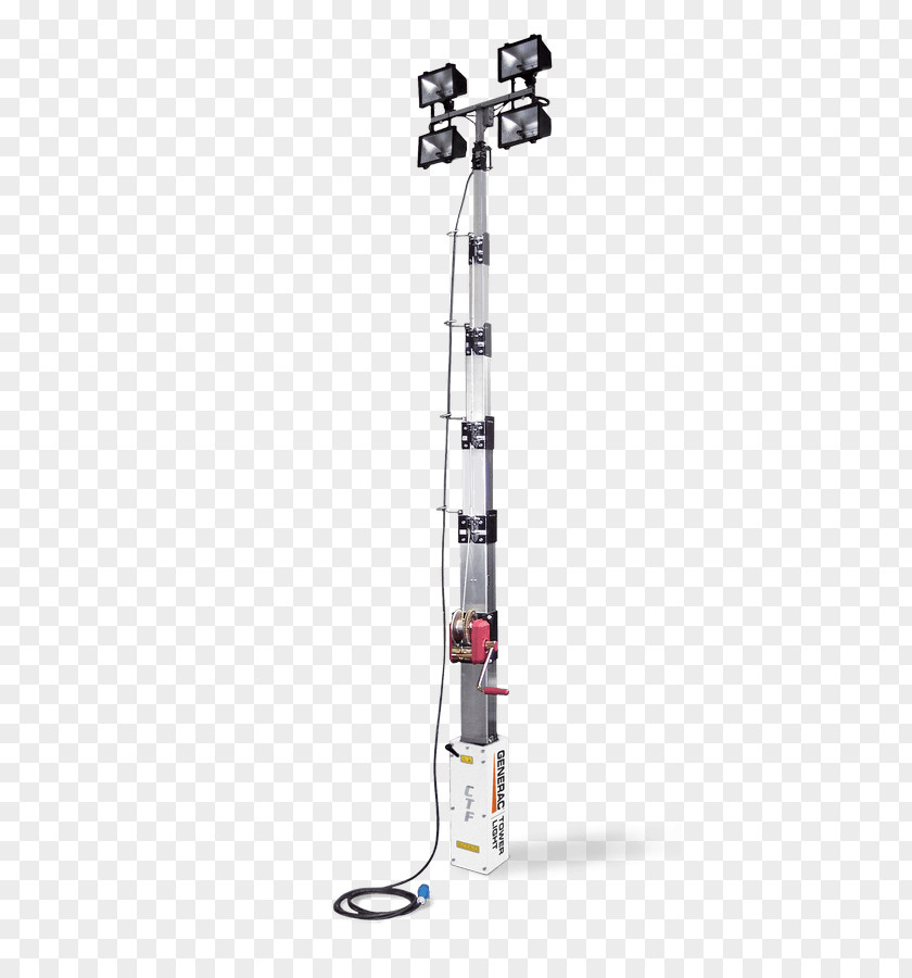 Light Tower Halogen Heat Engine Electricity Lighting PNG