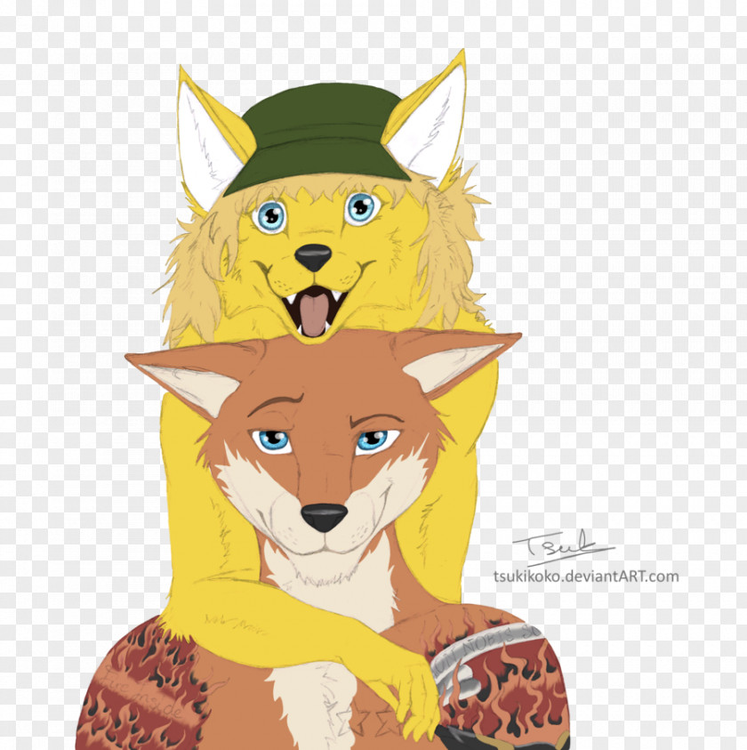 Wow Corn Dog Red Fox Cartoon Character Fiction PNG