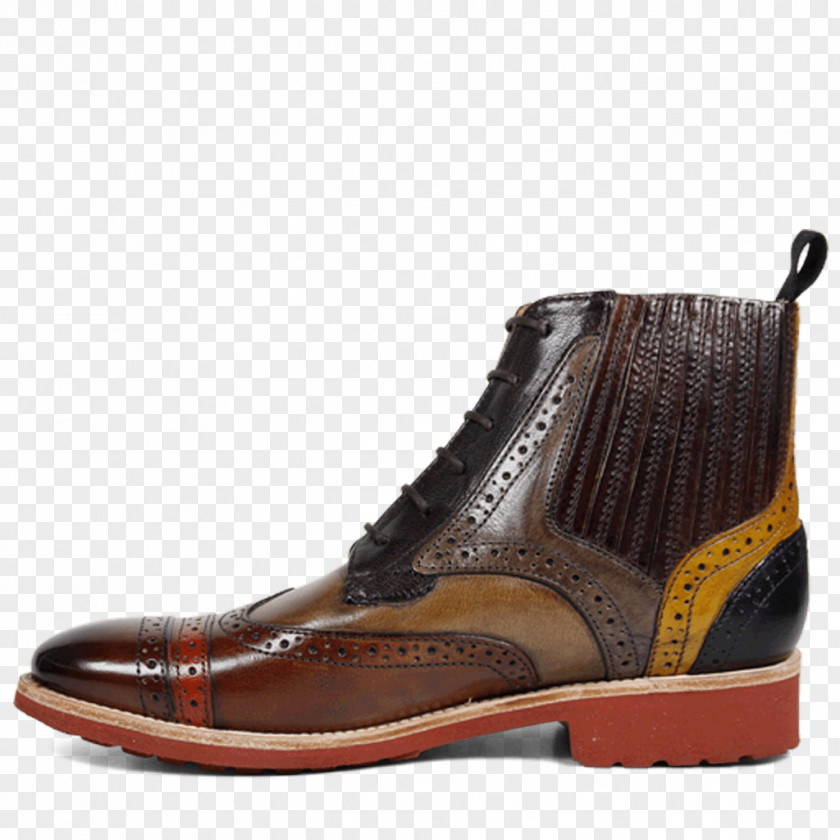 Dark Brown Wood Leather Shoe Boot PNG
