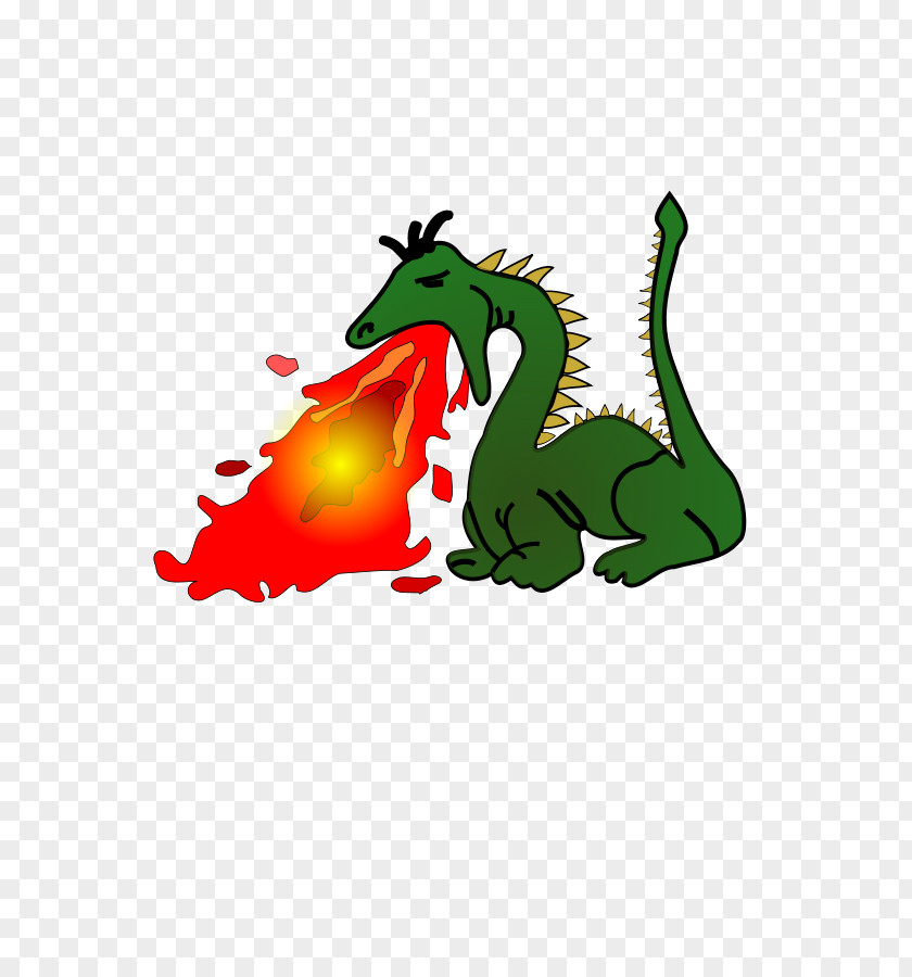 Dragon Vector Fire Breathing Clip Art PNG