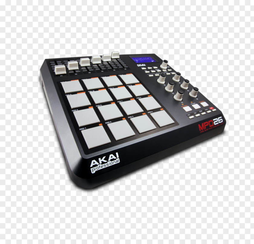 Drum Pad Akai MPD226 MPC MPD26 MIDI Controllers PNG