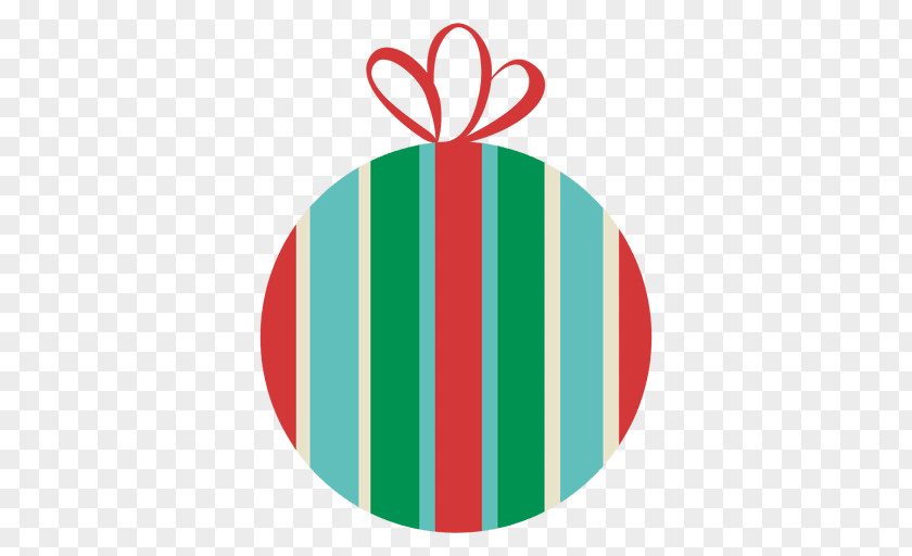 Flat Decoration Christmas Ornament Logo Circle Line PNG