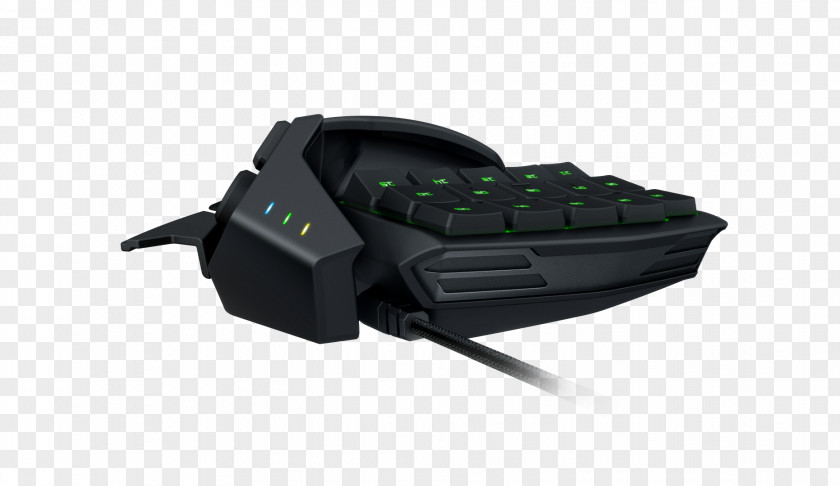 Gamepad Computer Keyboard Razer Keypad Tartarus V2 Mecha-Membrane Gaming RZ07-02270100-R3U1 Chroma PNG