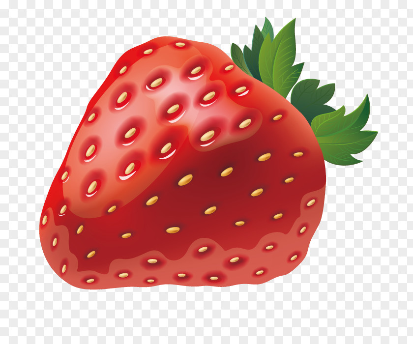 Strawberry Vector Model Ice Cream Milkshake Cake PNG