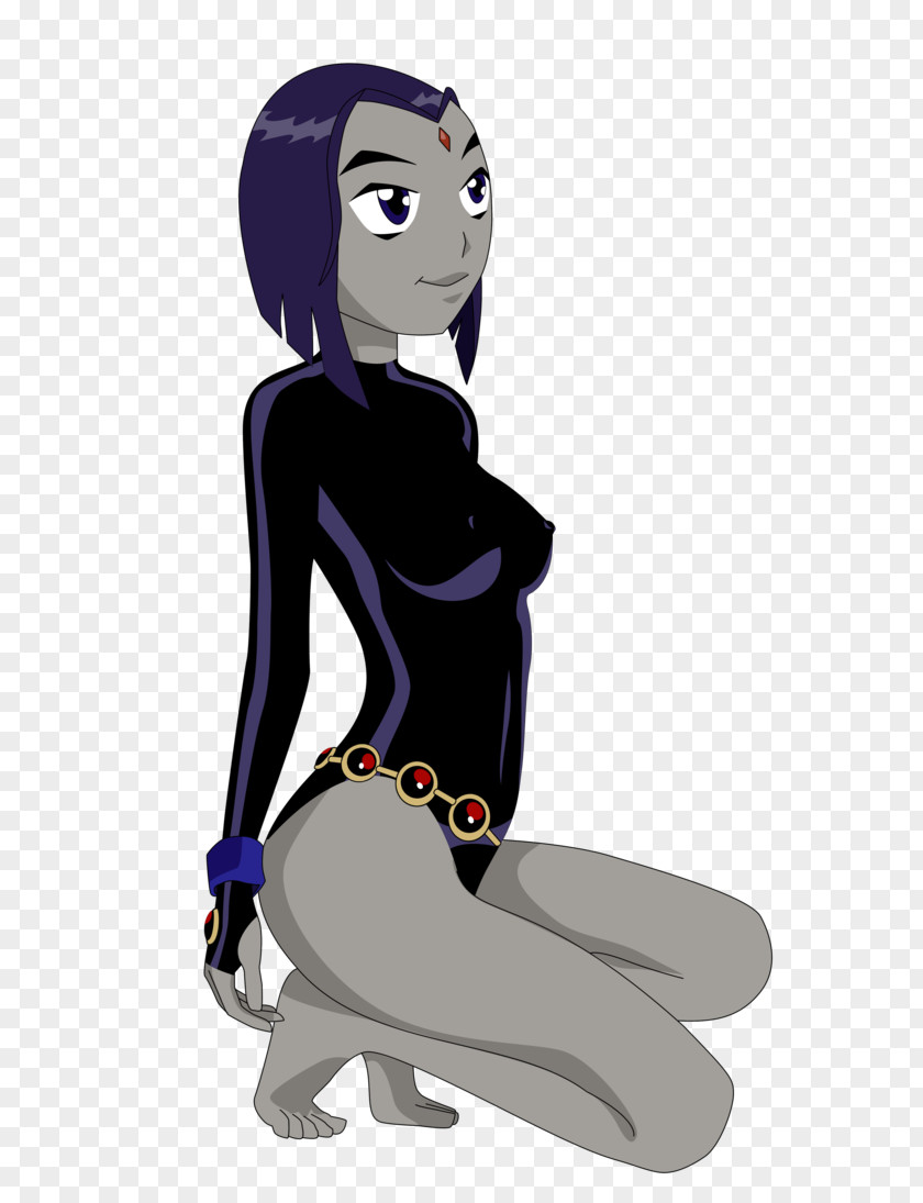 Teen Titans Raven Beast Boy Starfire Cartoon PNG