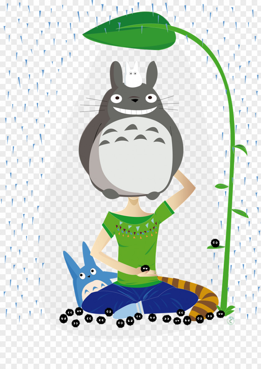 Totoro Vertebrate Cartoon Clip Art PNG