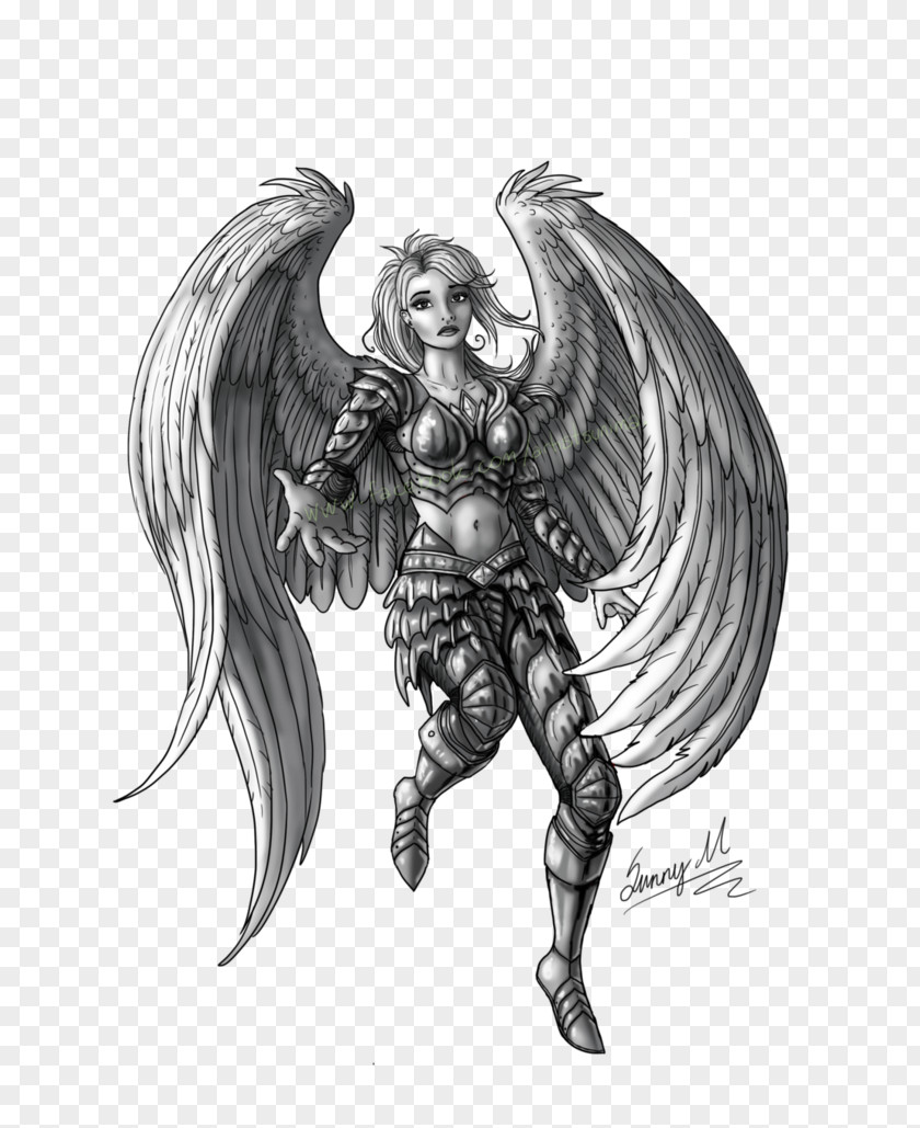 Angel Sleeve Tattoo Art PNG