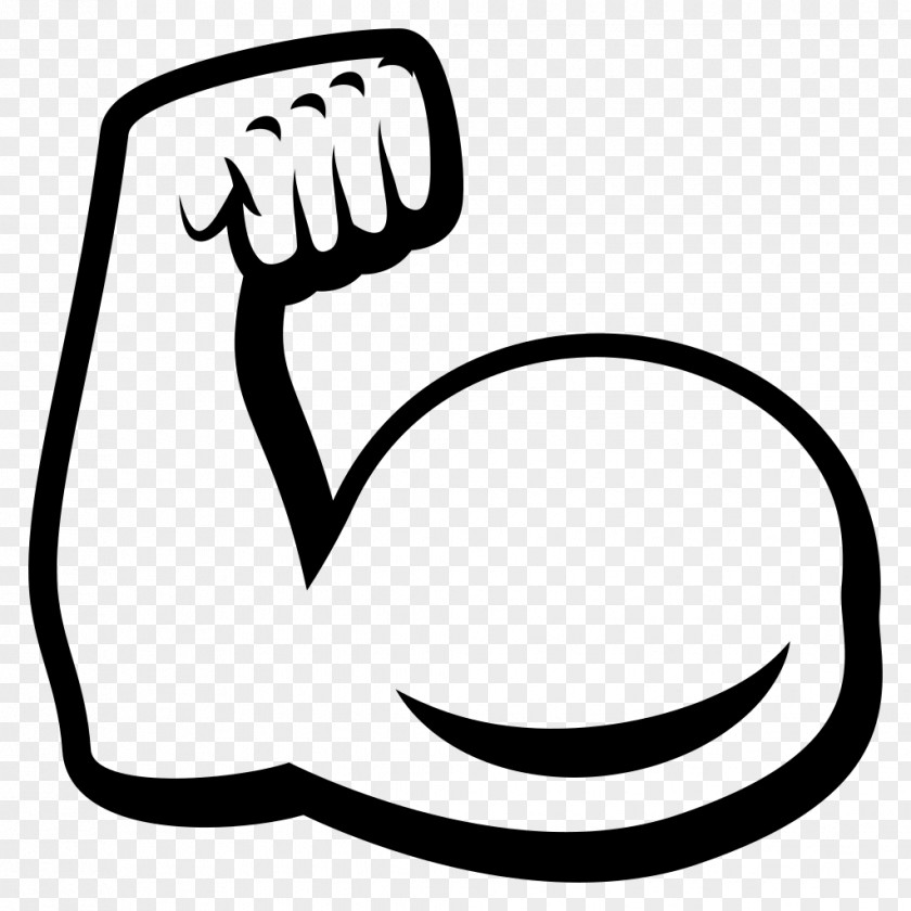 Arm Muscle Emoji Biceps PNG