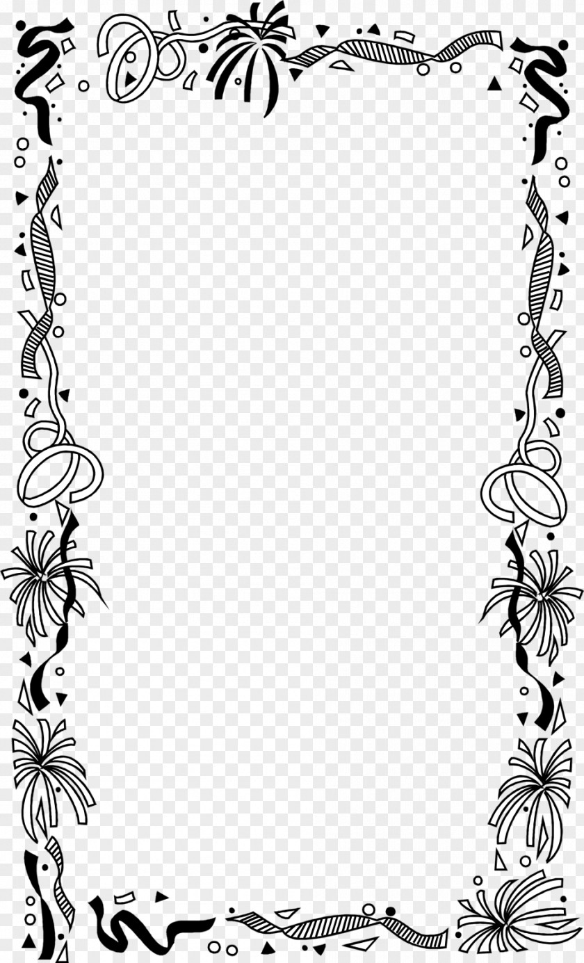 Birthday Border Borders And Frames Picture Drawing Clip Art PNG