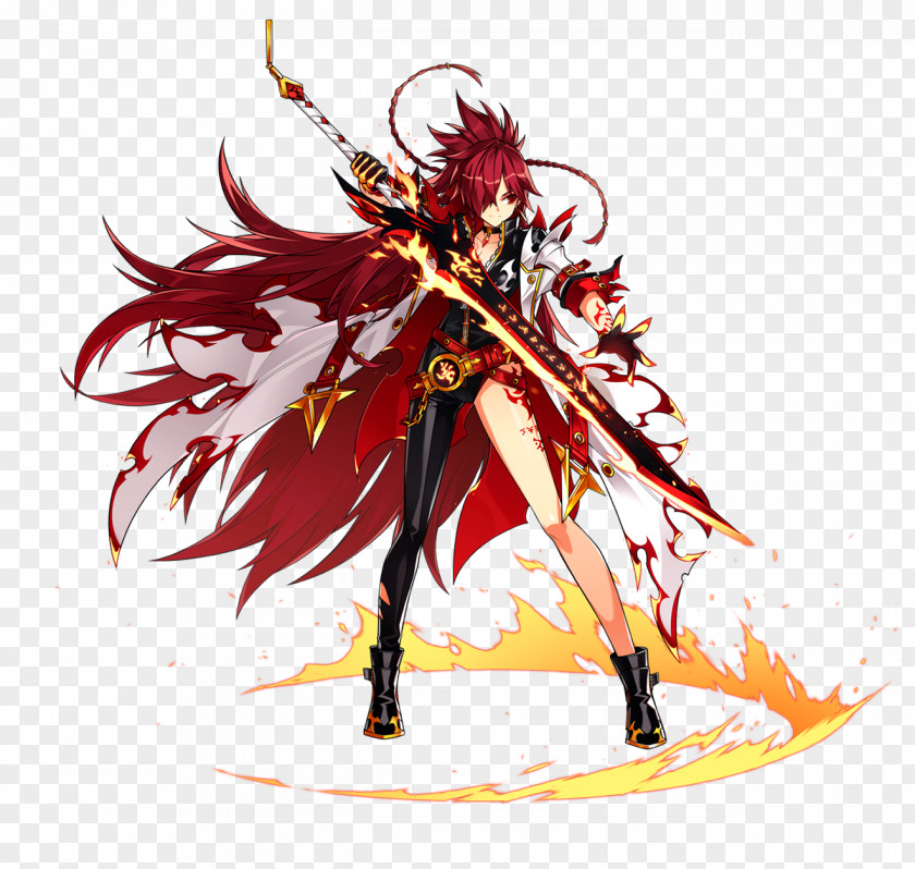 Introducing Elsword Closers Elesis Video Game Character PNG