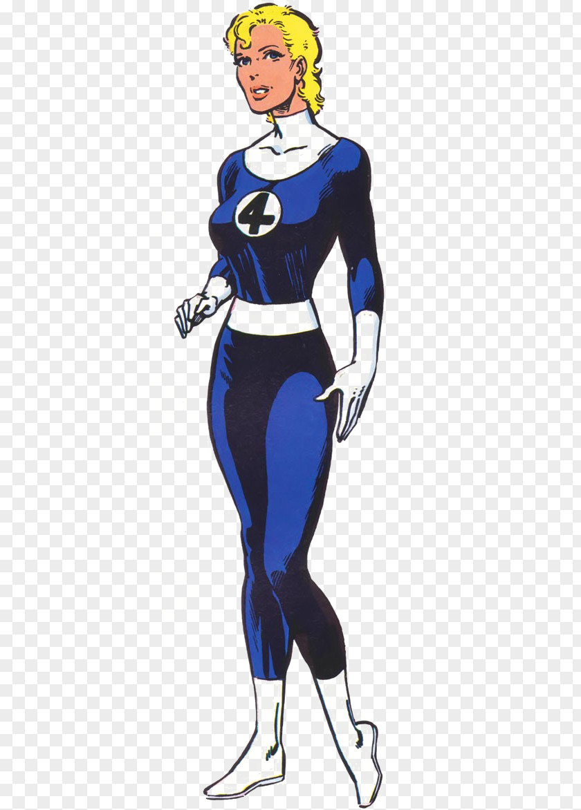 Invisible Woman Fantastic Four Female Human Torch Thing PNG