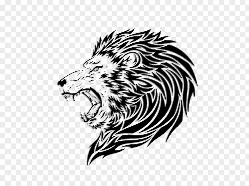 Lions Head Lion Sleeve Tattoo PNG