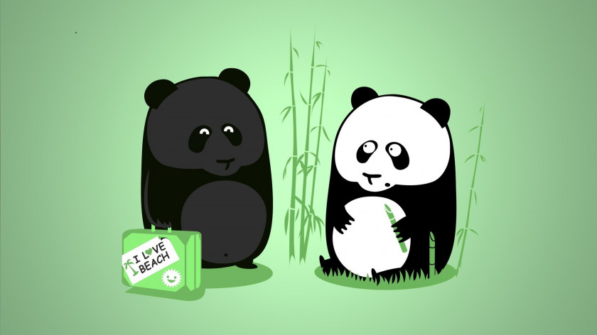 Panda Giant Pretty Newborn Baby Desktop Wallpaper Cuteness Cartoon PNG