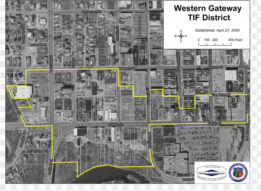 Vermilion Advantage Nfp Tax Increment Financing Map Edwardsville Redevelopment PNG