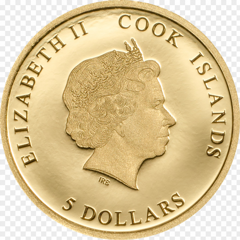 Coin Gold Dollar Five Pounds PNG