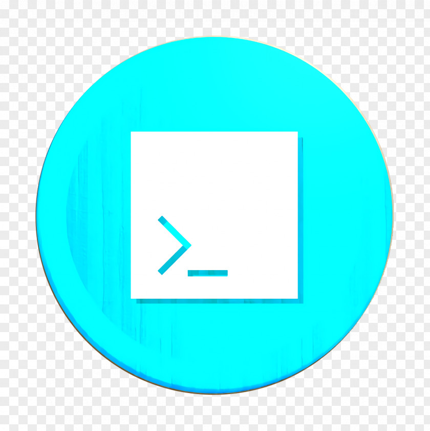 Electric Blue Azure Coding Icon Development Html PNG