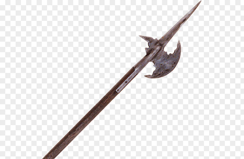 Halberd Pole Weapon Flail Spear PNG