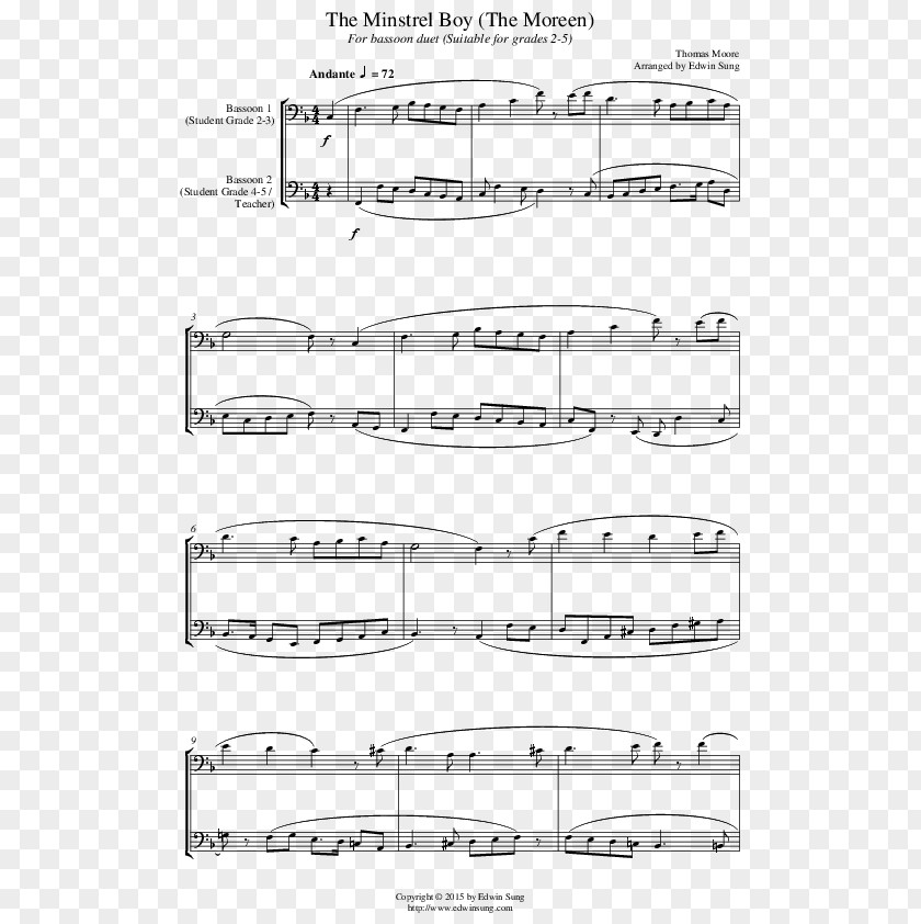 Sheet Music Edition Peters /m/02csf Centuries PNG Centuries, bassoon clipart PNG