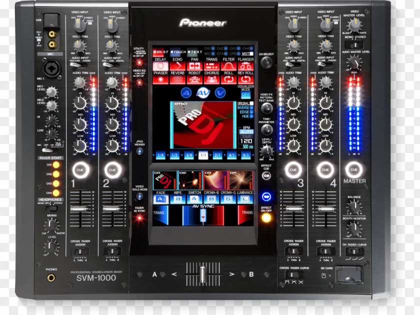 Sound Mixer SVM-1000 Pioneer DJ Audio Mixers DJM PNG